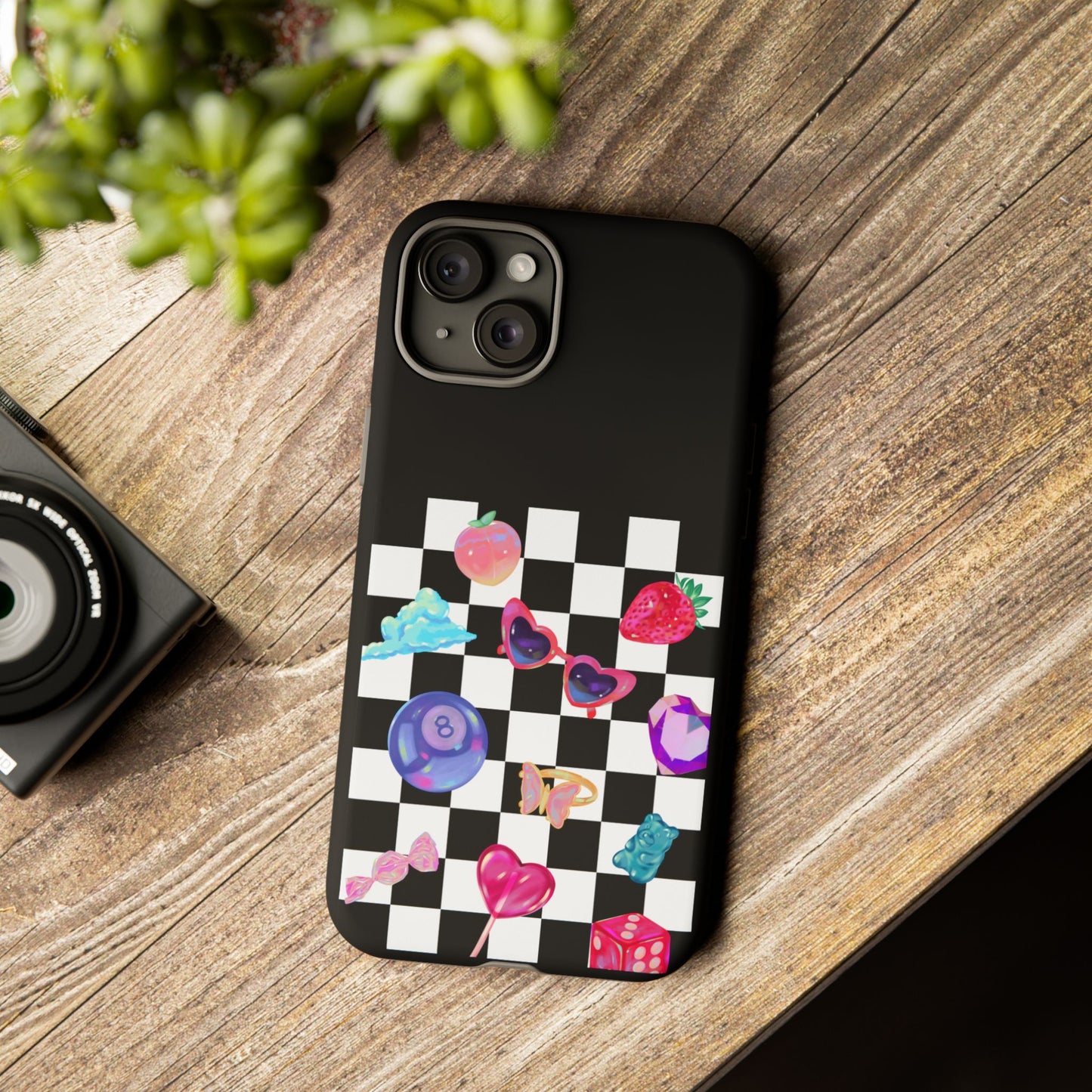 Colorful Checkerboard Phone Case