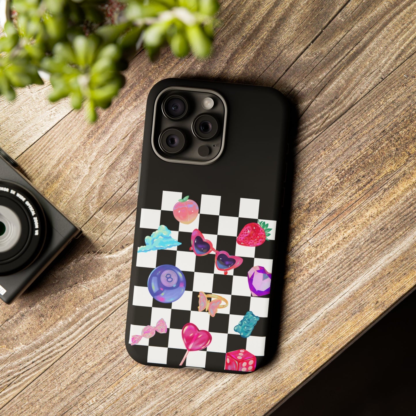 Colorful Checkerboard Phone Case