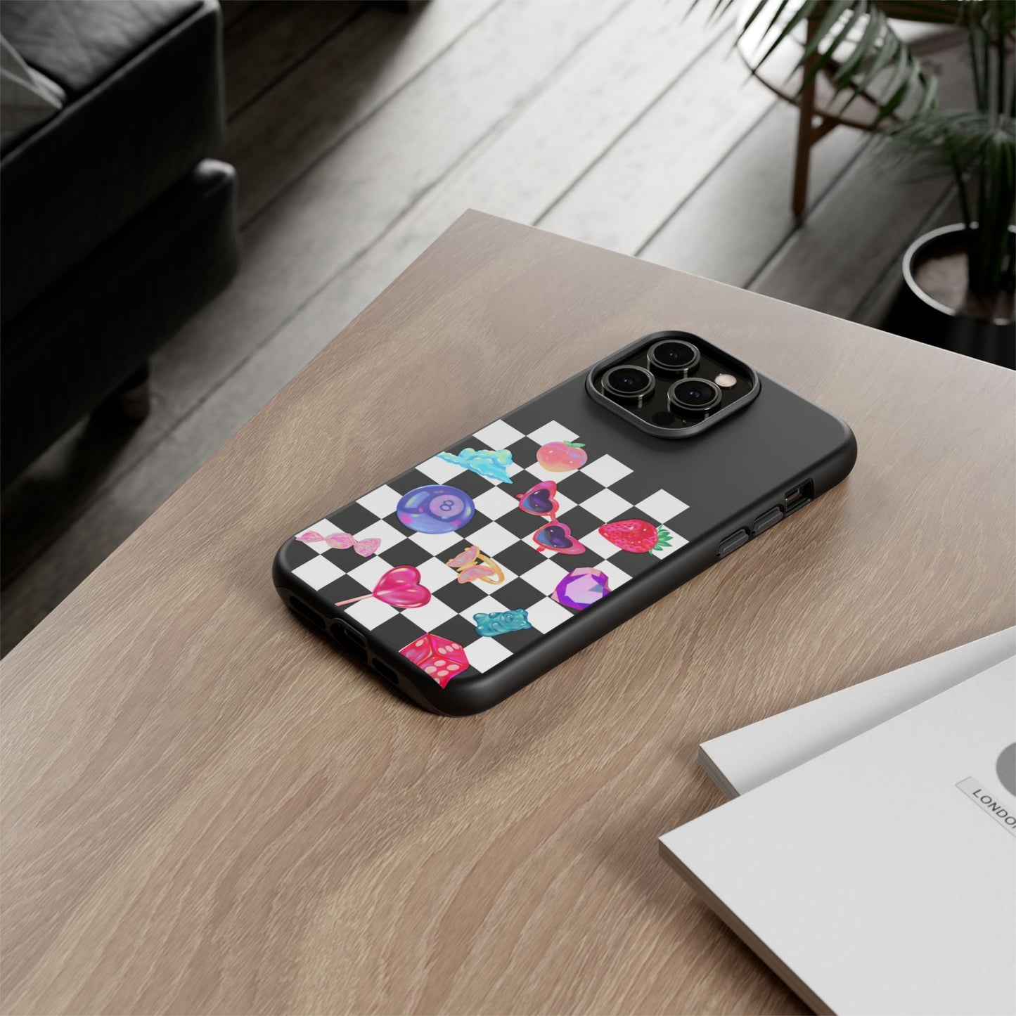 Colorful Checkerboard Phone Case