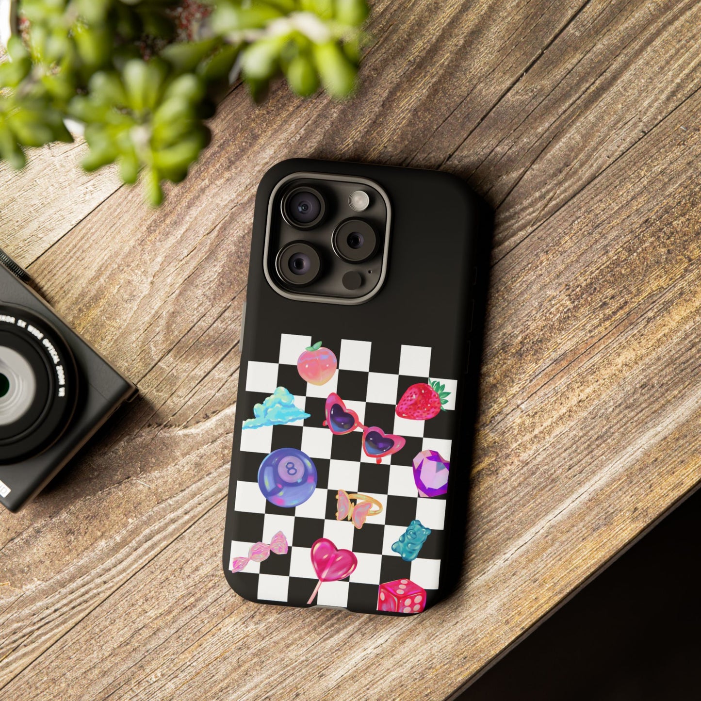 Colorful Checkerboard Phone Case