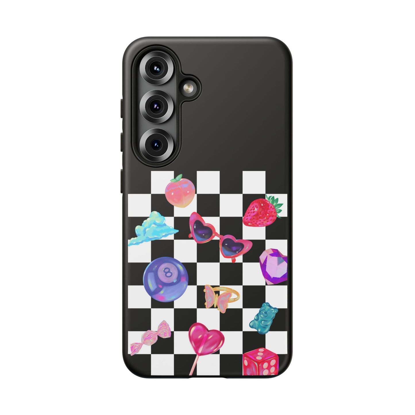 Colorful Checkerboard Phone Case