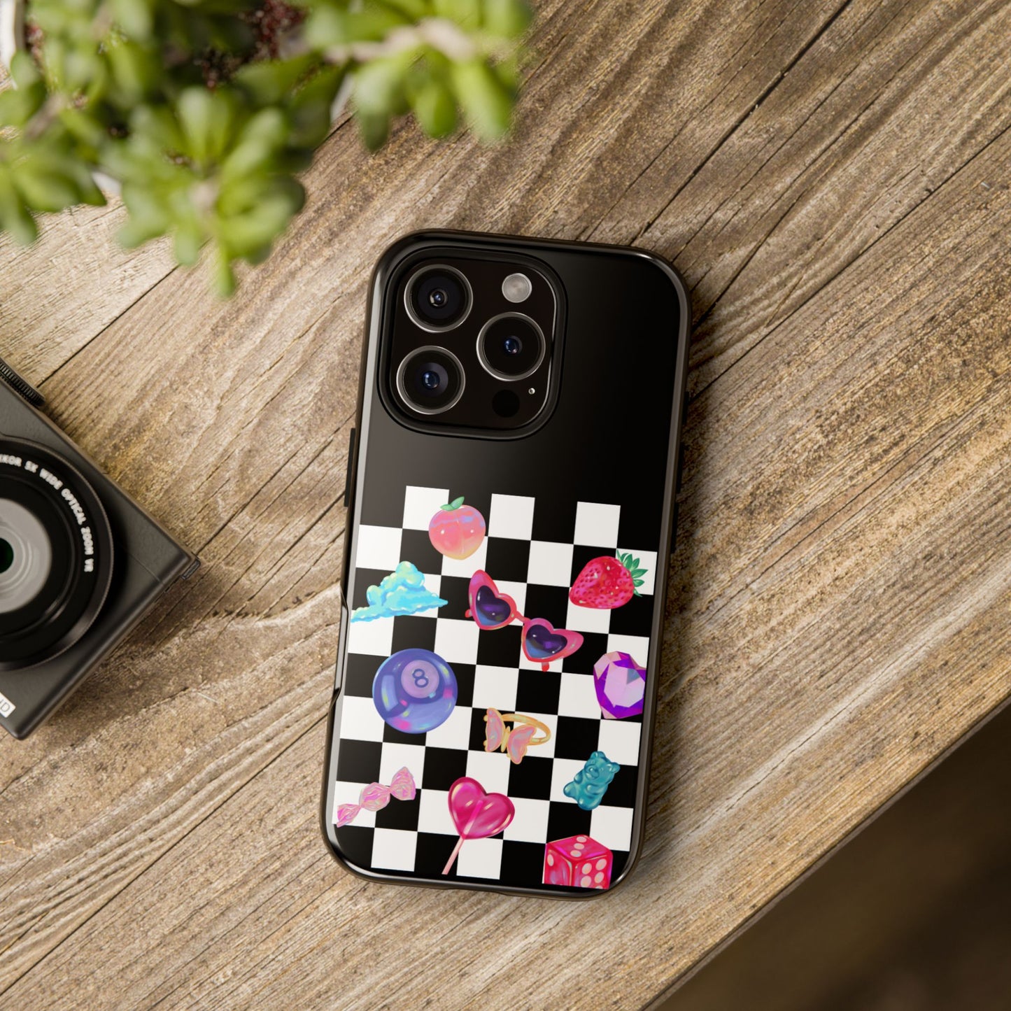 Colorful Checkerboard Phone Case