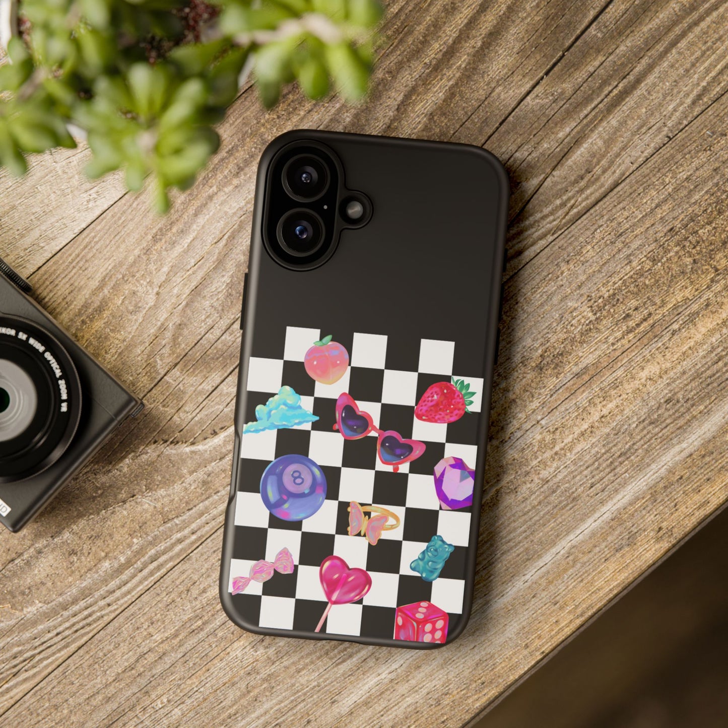 Colorful Checkerboard Phone Case