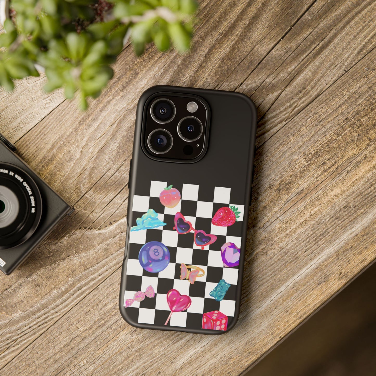 Colorful Checkerboard Phone Case