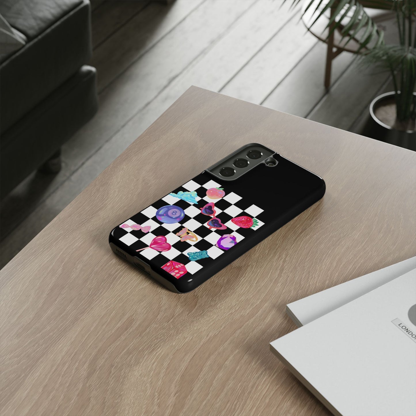 Colorful Checkerboard Phone Case