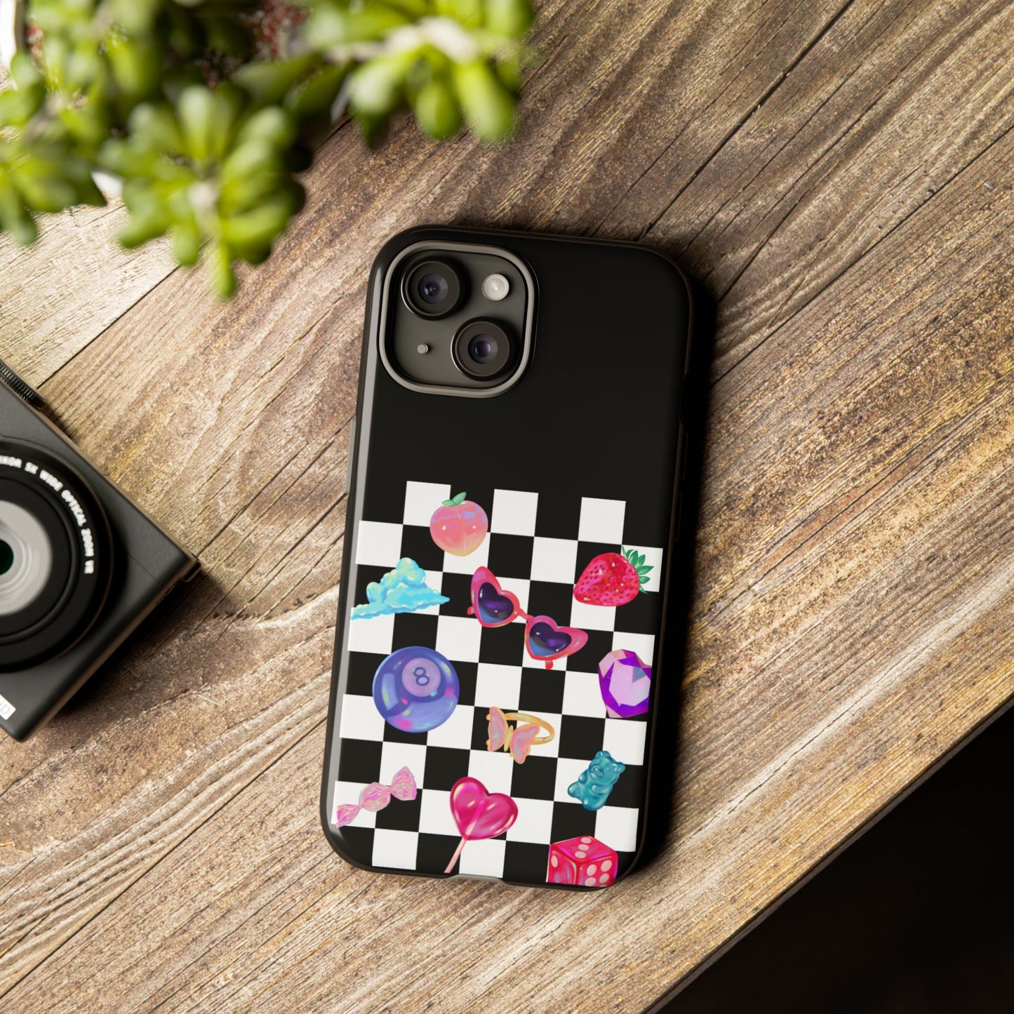 Colorful Checkerboard Phone Case