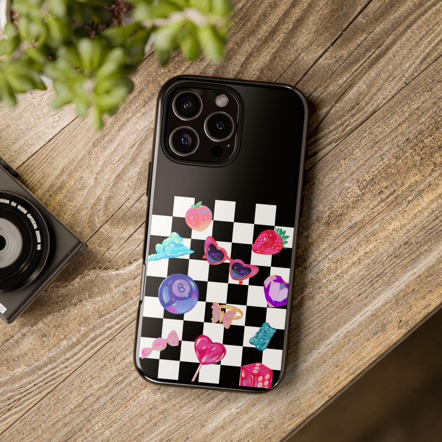 Colorful Checkerboard Phone Case