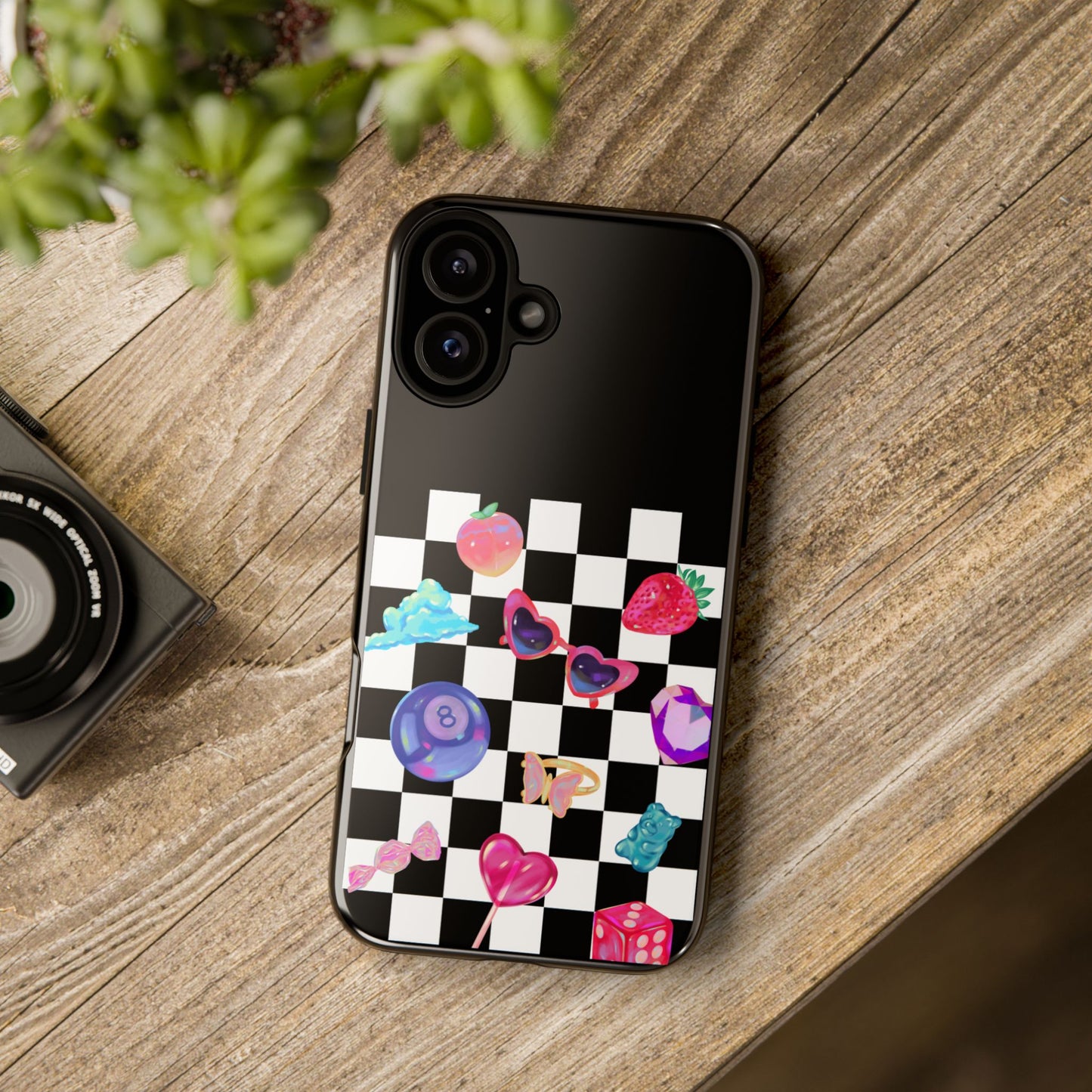 Colorful Checkerboard Phone Case
